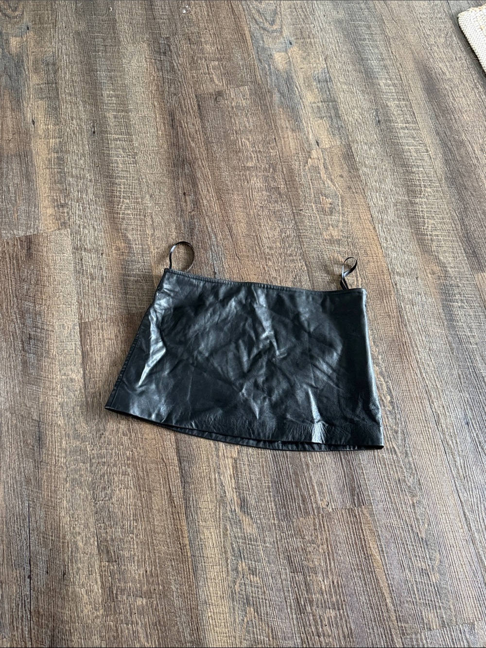 Reformation/Veda Leather Mini Skirt